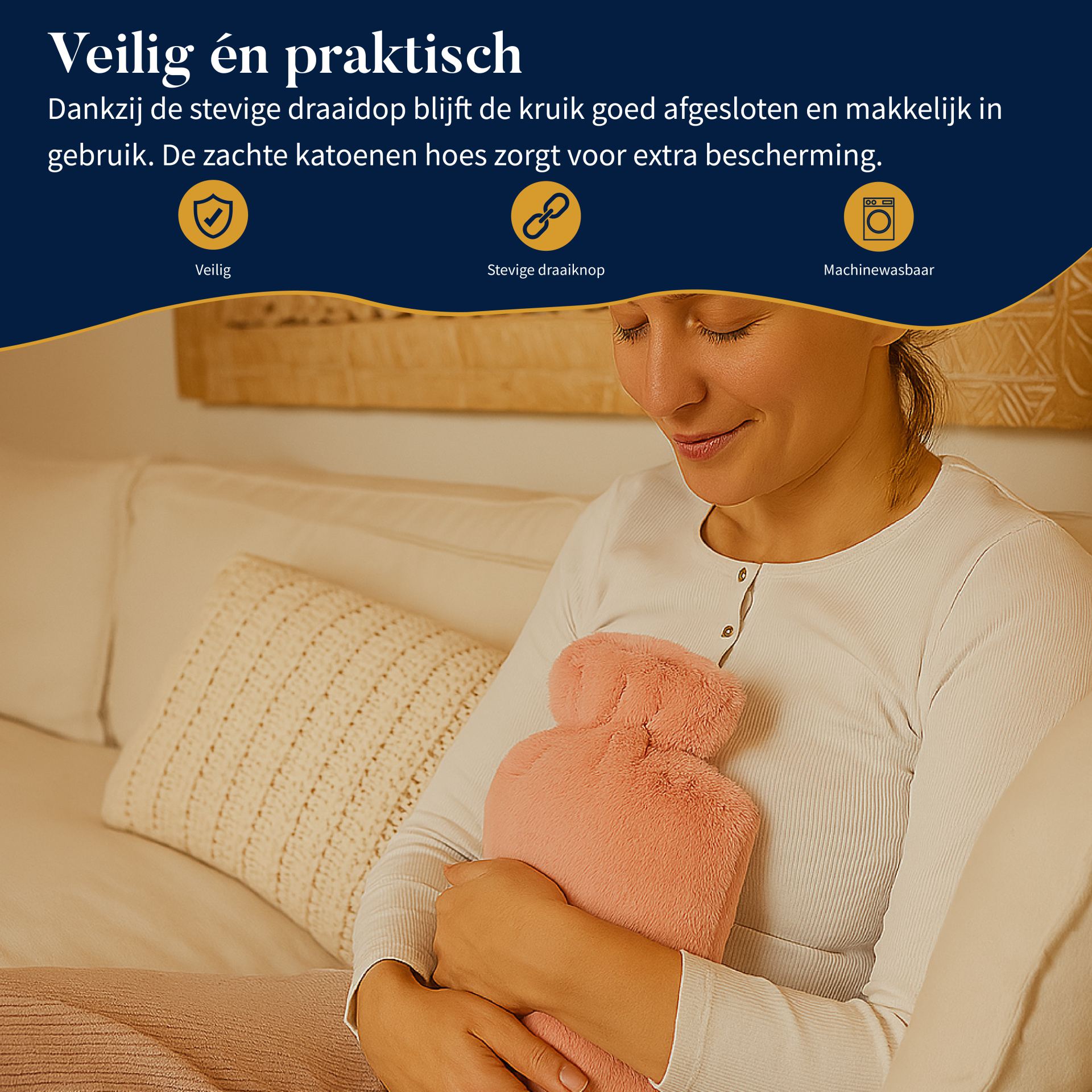 Warmtewaterkruik 2l roze goedkoop