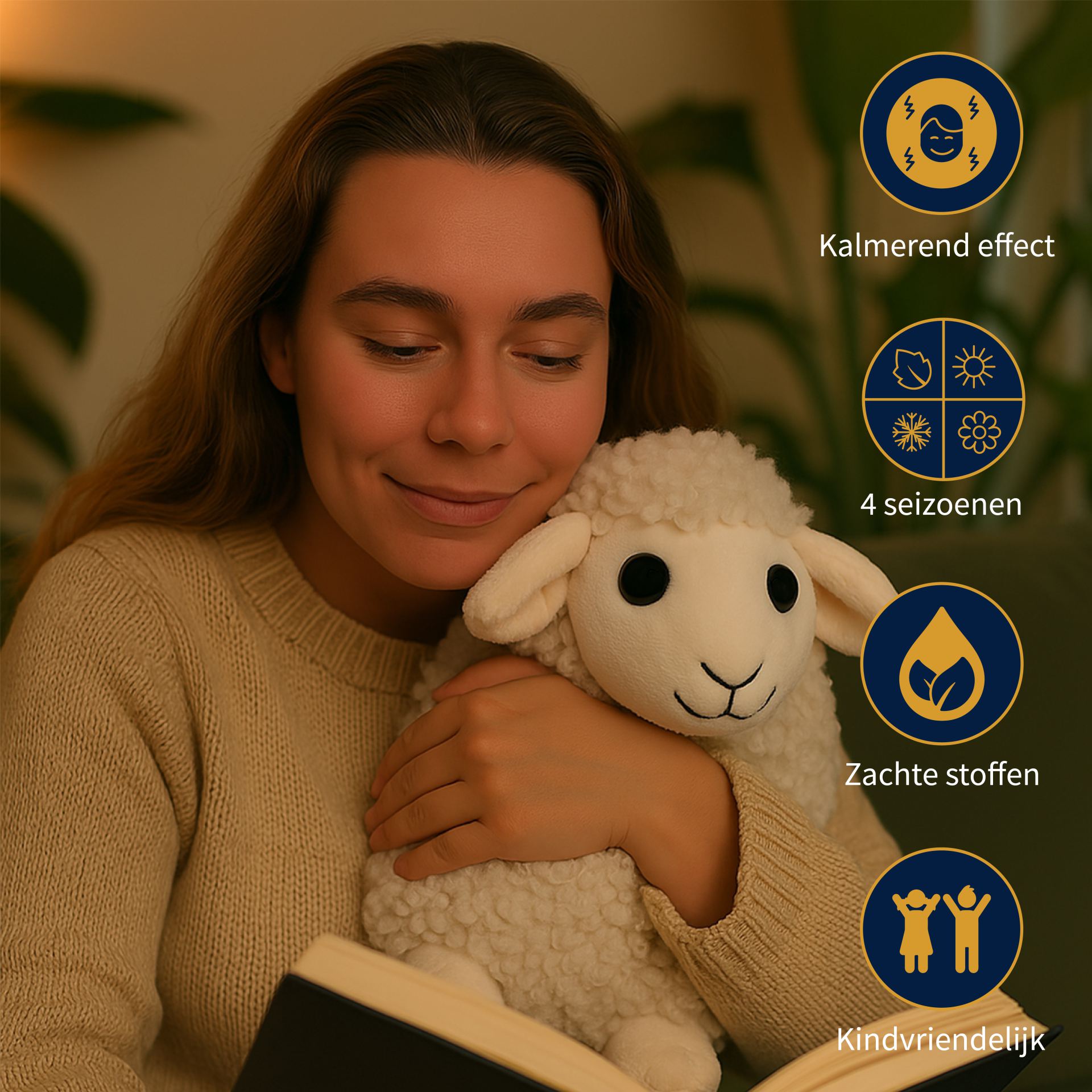 Verzwaringsknuffel schaap 1kg bestellen