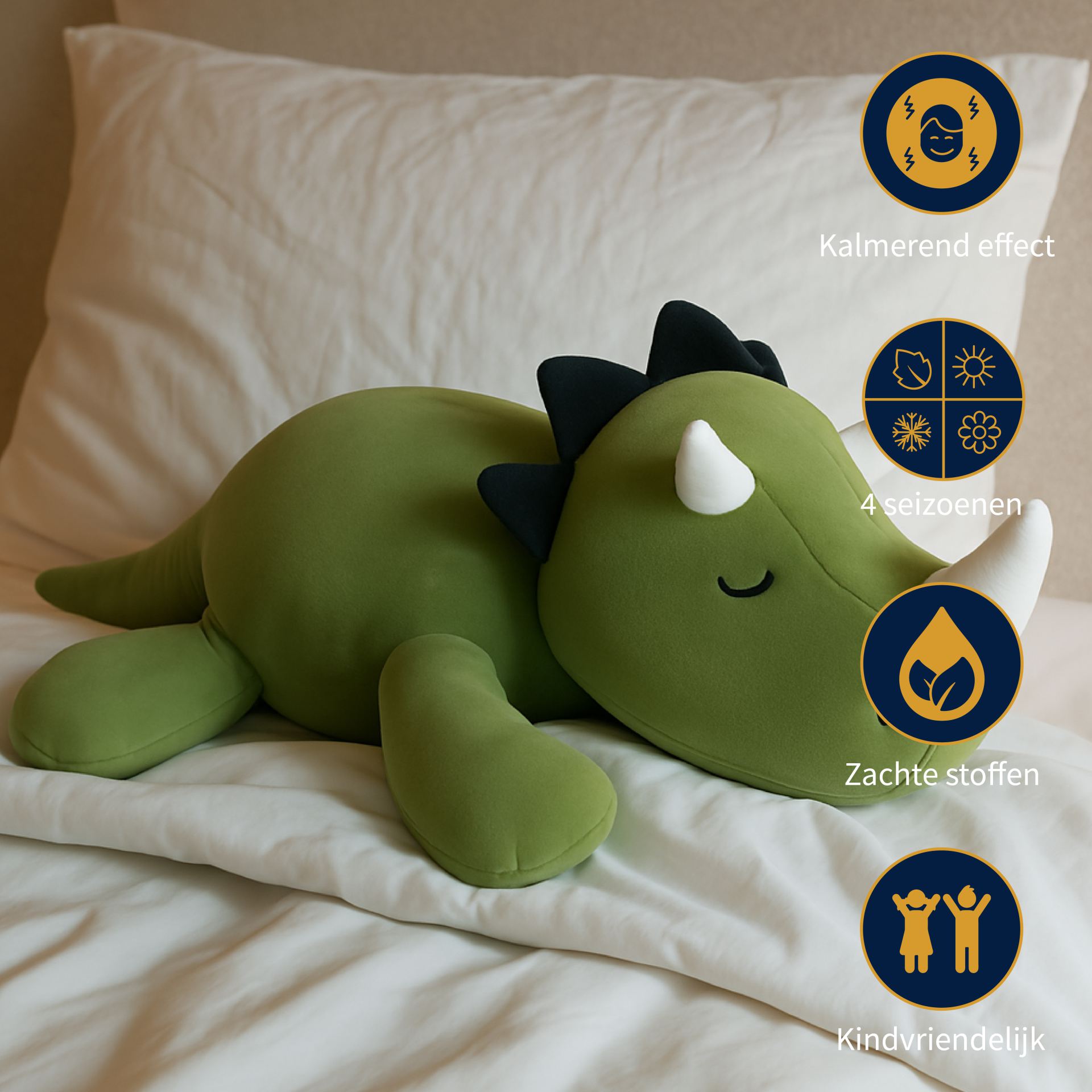 Verzwaringsknuffel dino 1,8kg bestellen