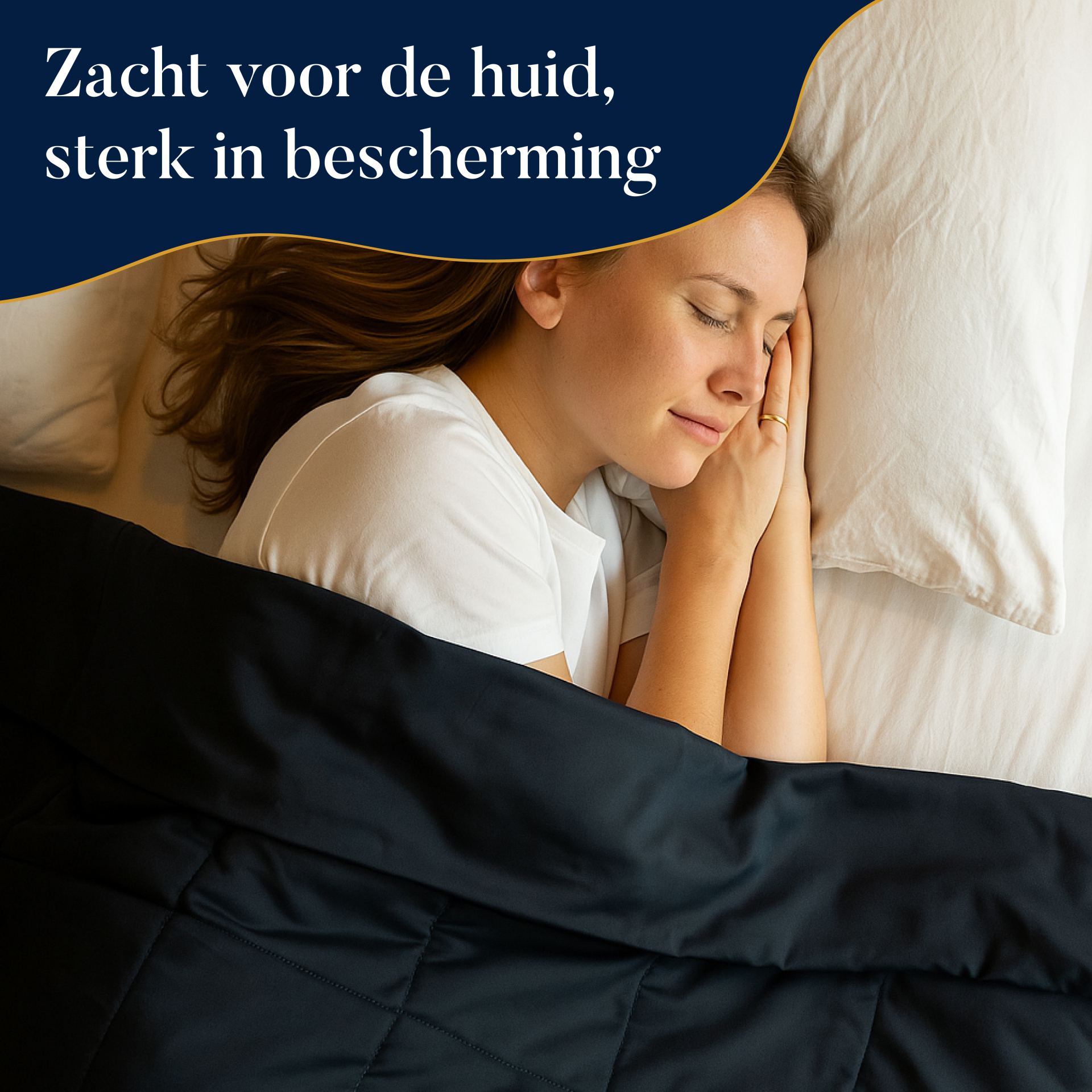Antraciet verzwaringsdeken hoes tweepersoons
