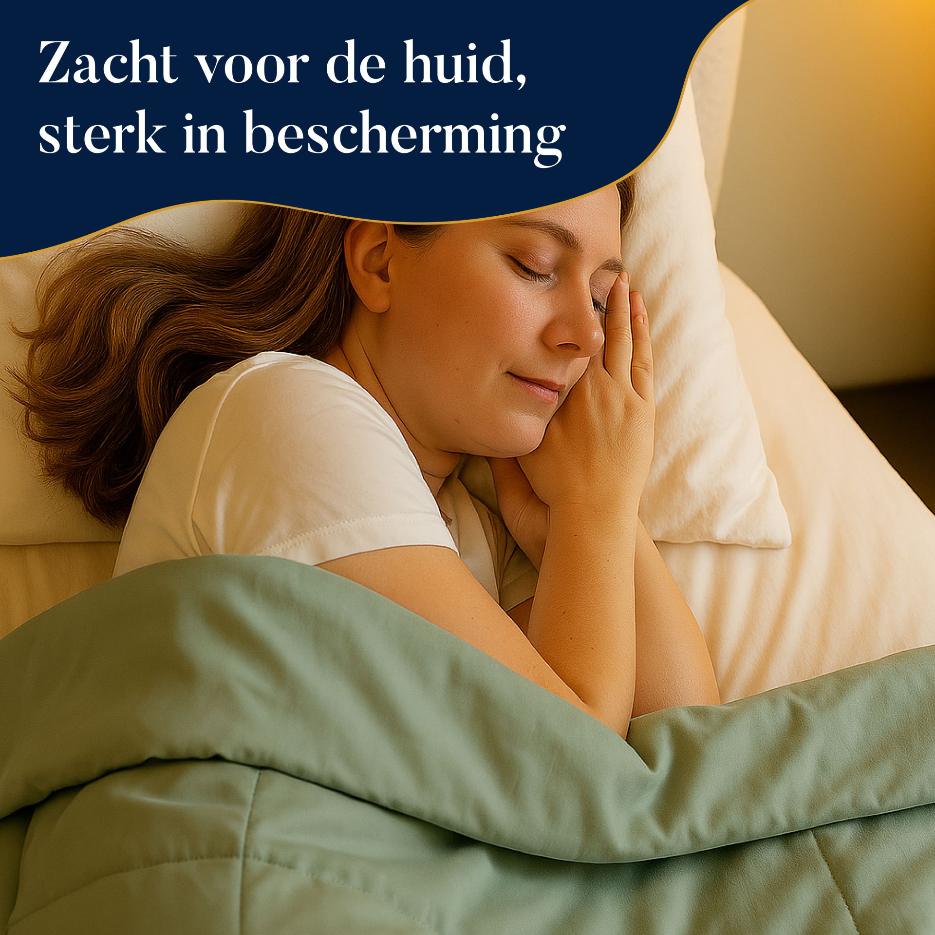 Groen verzwaringsdeken hoes eenpersoons
