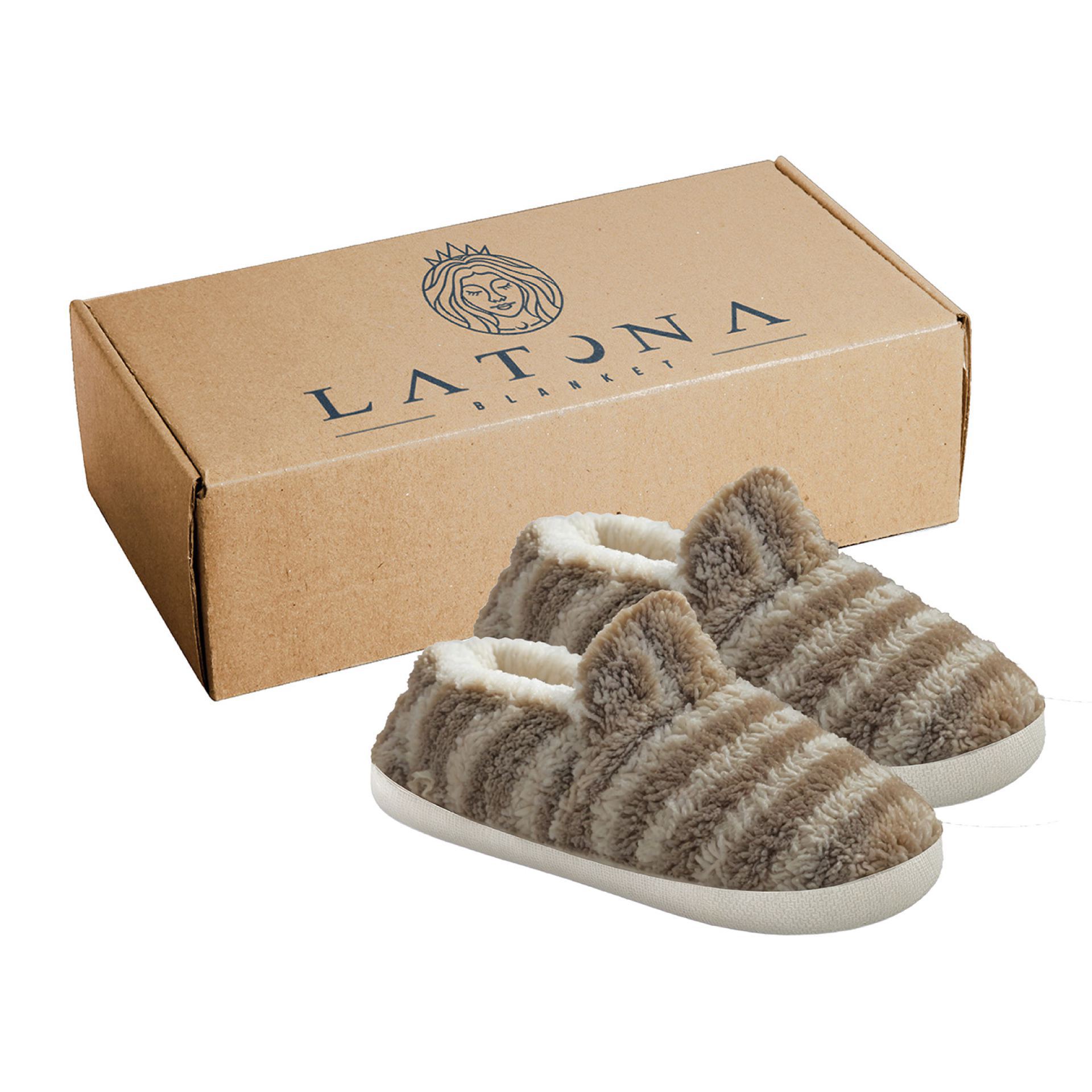 Pantoffels dames teddy mid bruin online kopen